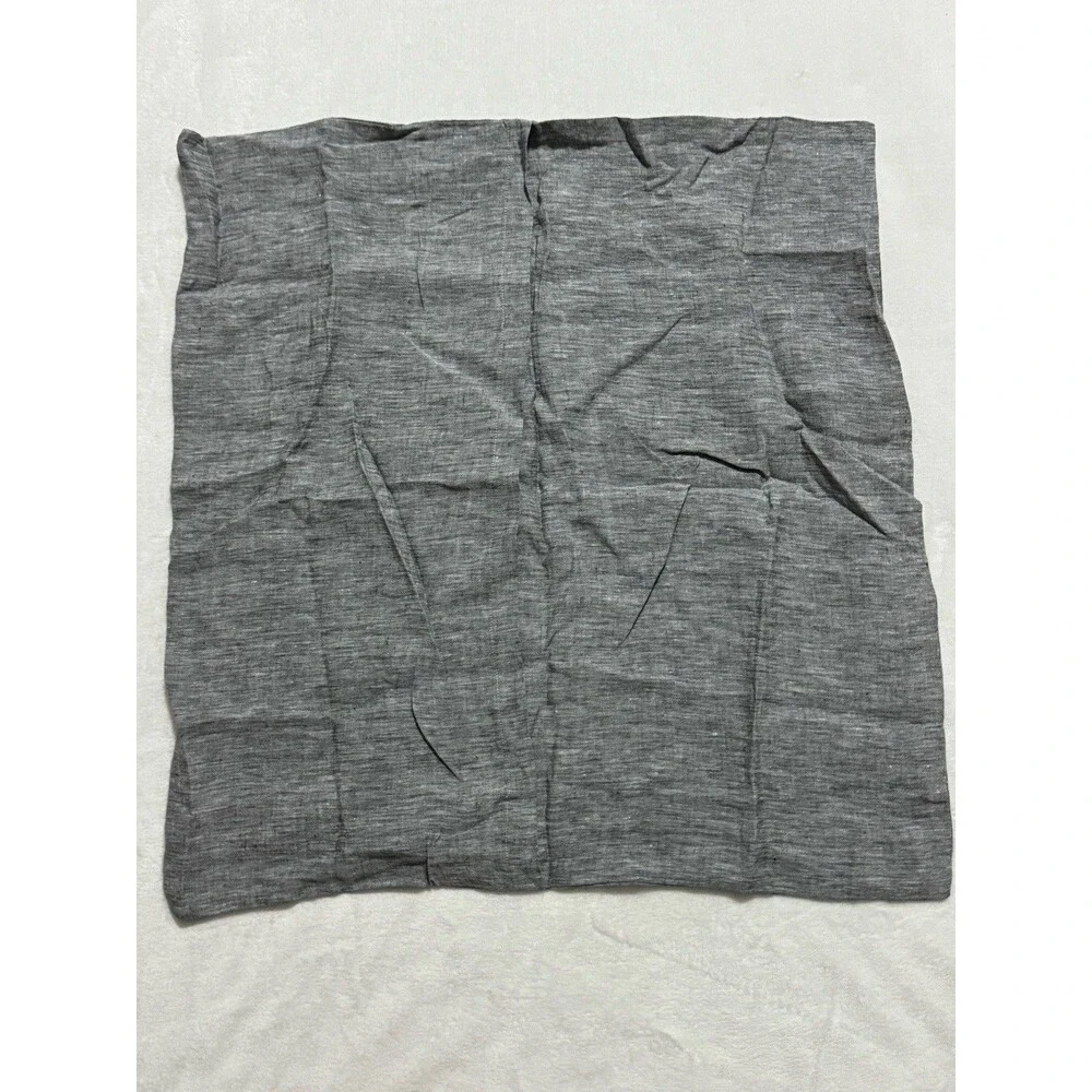 West Elm Belgian Flax Melange Linen Euro Pillow Sham 26